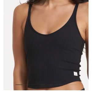 Vuori cropped ribbed tank